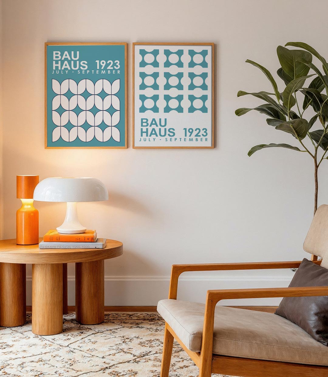 Vormritme en kleur Posterset