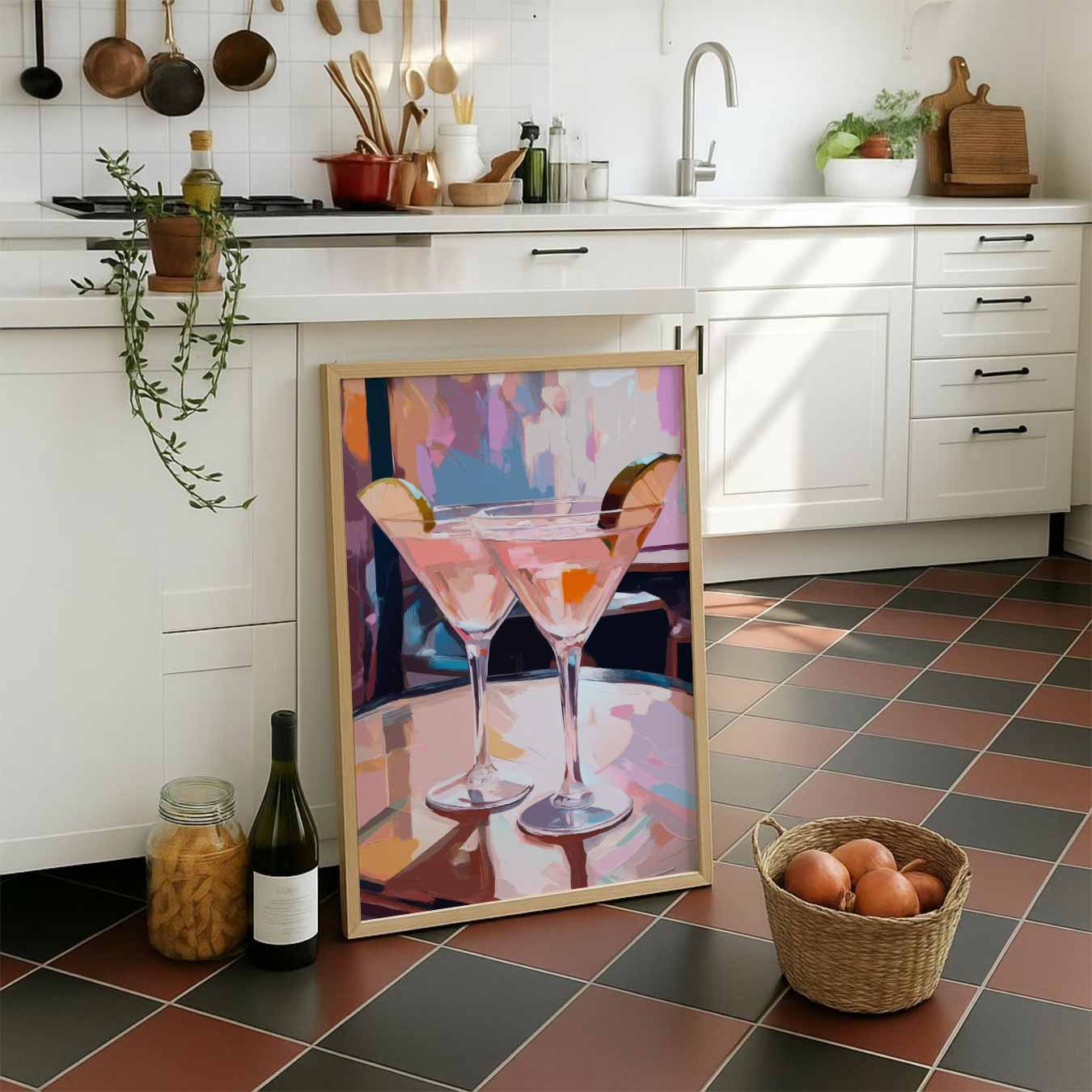 Cocktail Avond Vibes Poster-WallArtistic