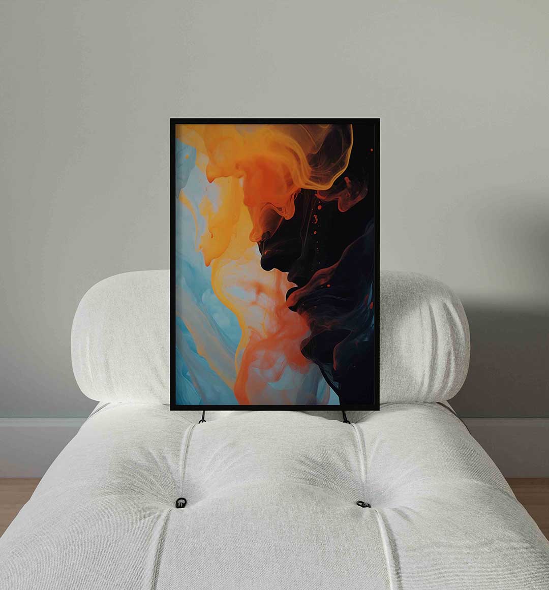 Vloeibare kleuren Poster