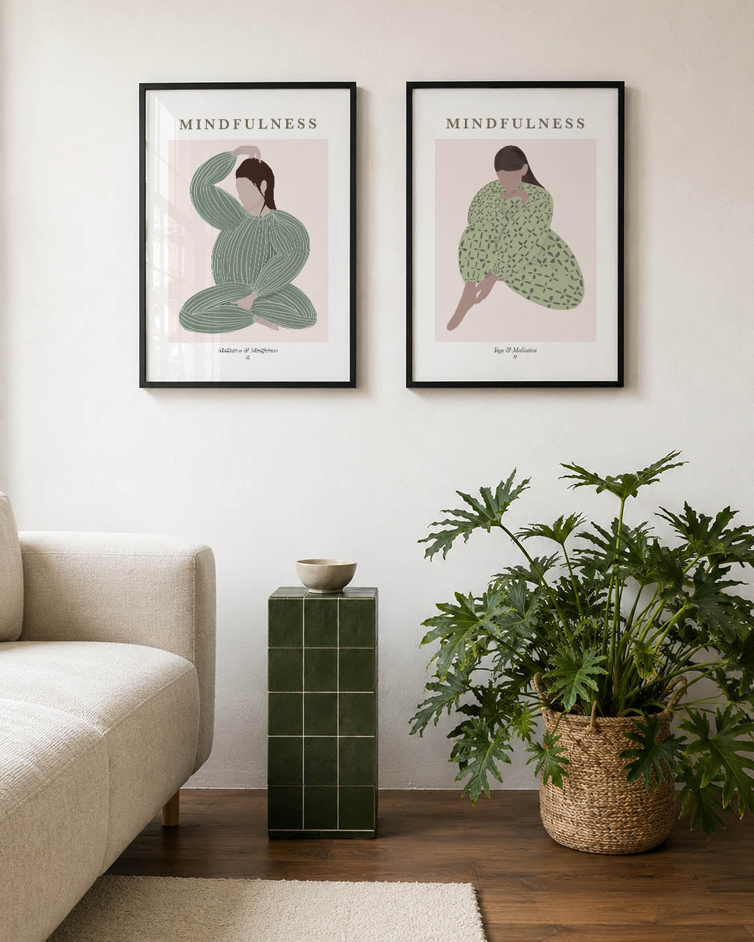Zachte lijnenspel Posterset