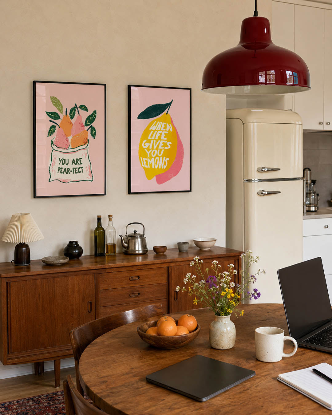 Fruitige vrolijkheid Posterset