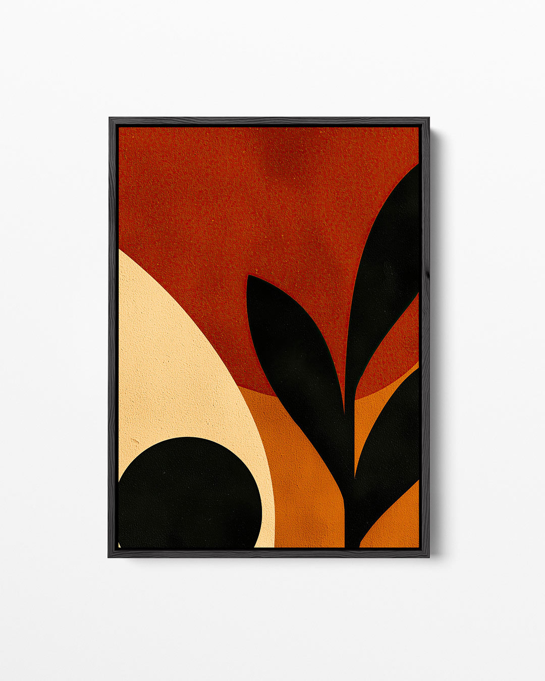 Organische vormen compositie Kunstwerk