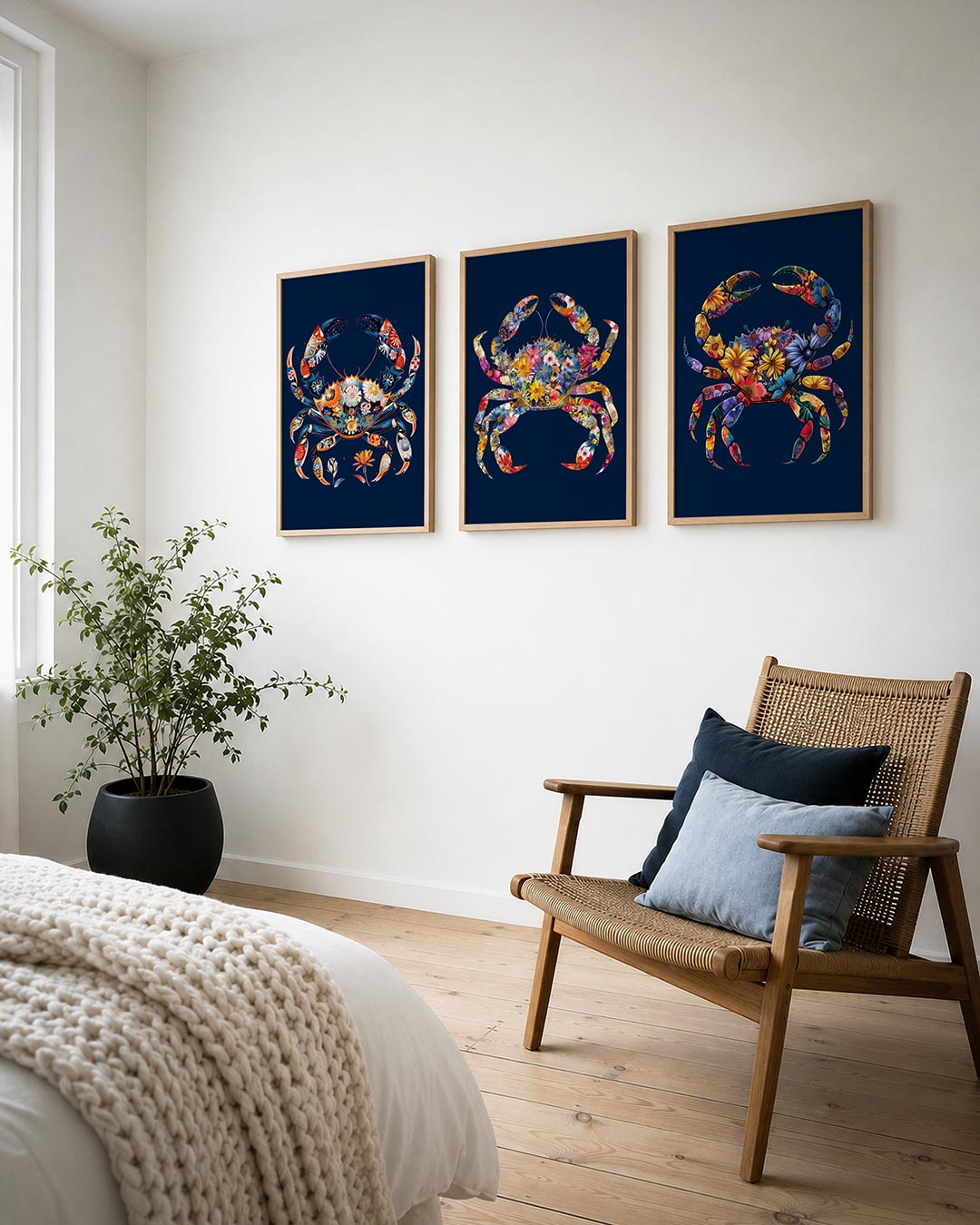 Bloemenkrab Posterset