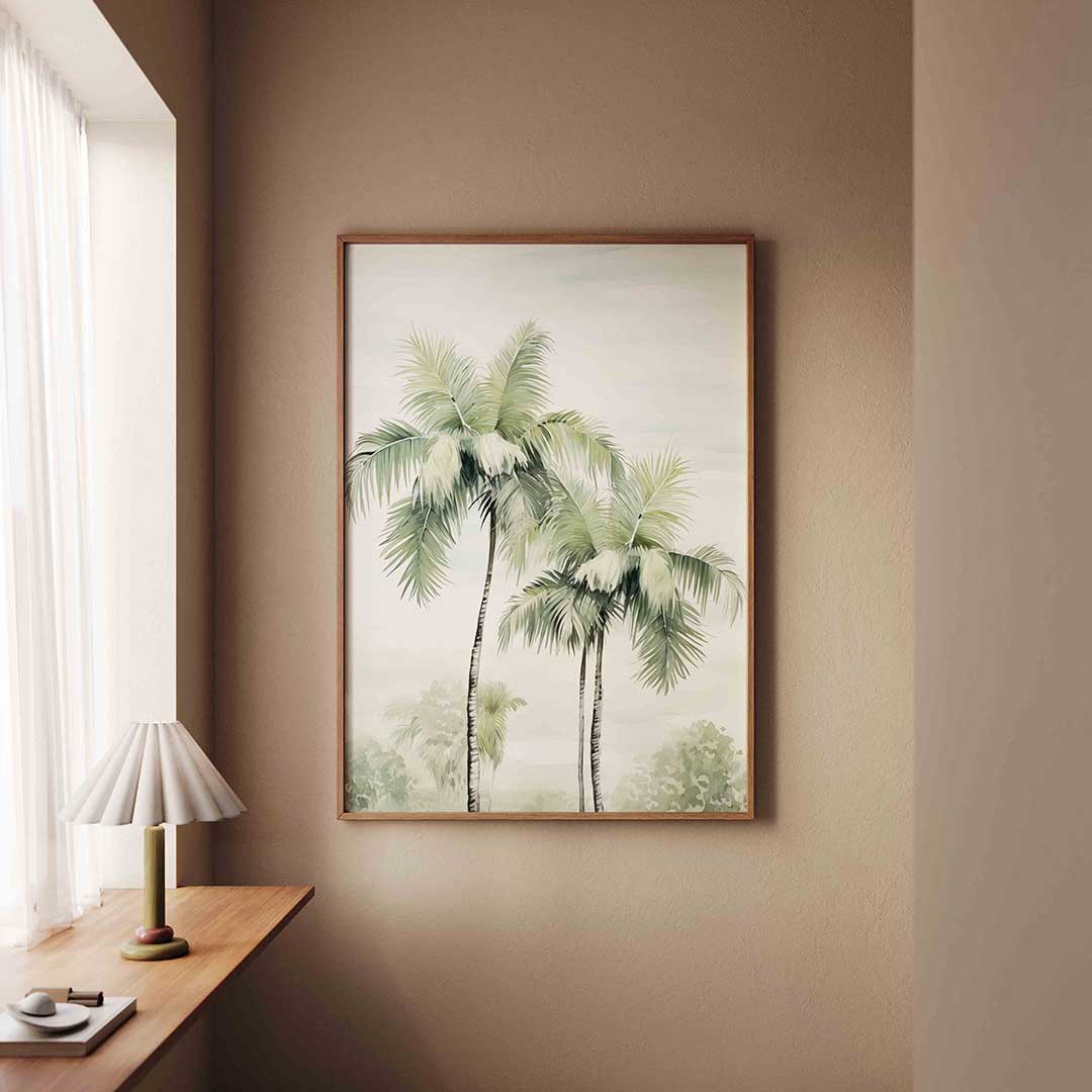 Tropische palmbomen Poster