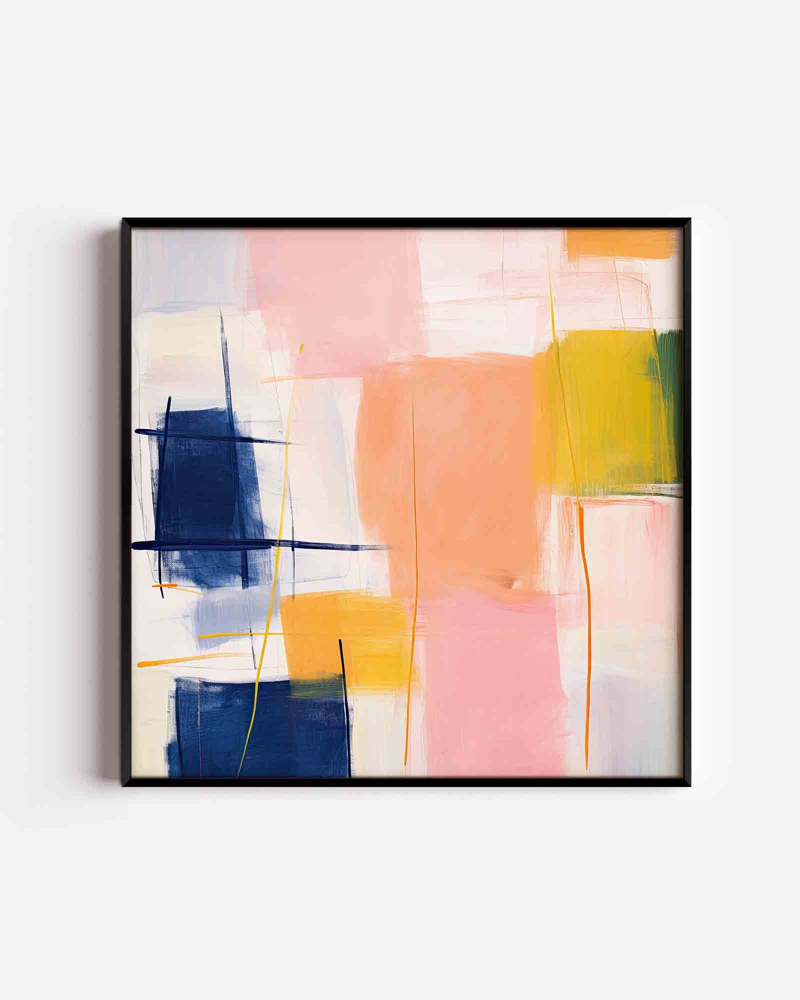 Abstracte vormen Poster