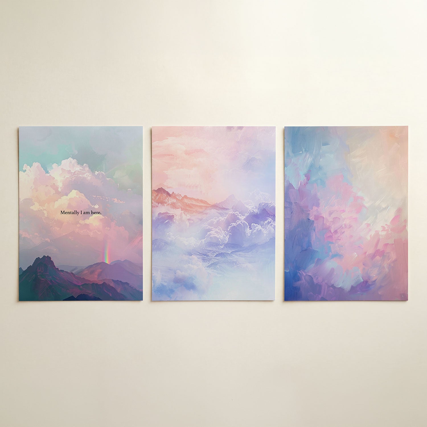 Dromerige berglandschap Posterset