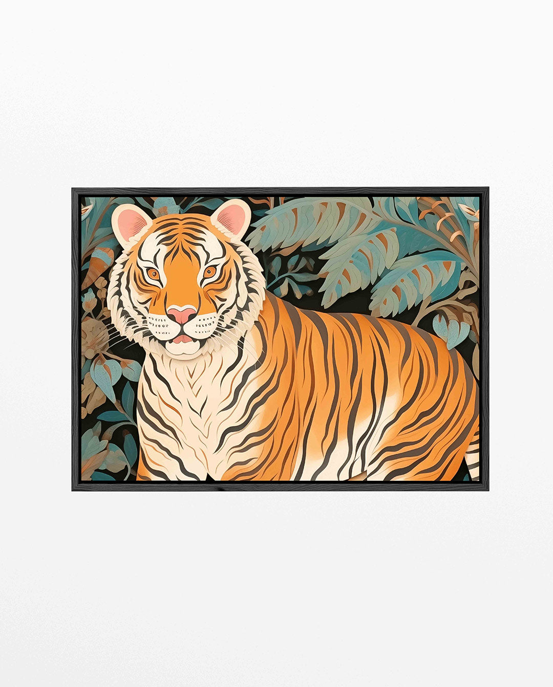Tijger in jungle Kunstwerk