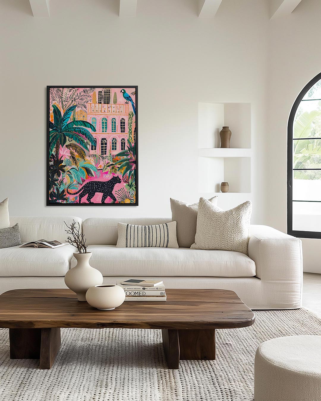 Exotische jungle scene Kunstwerk