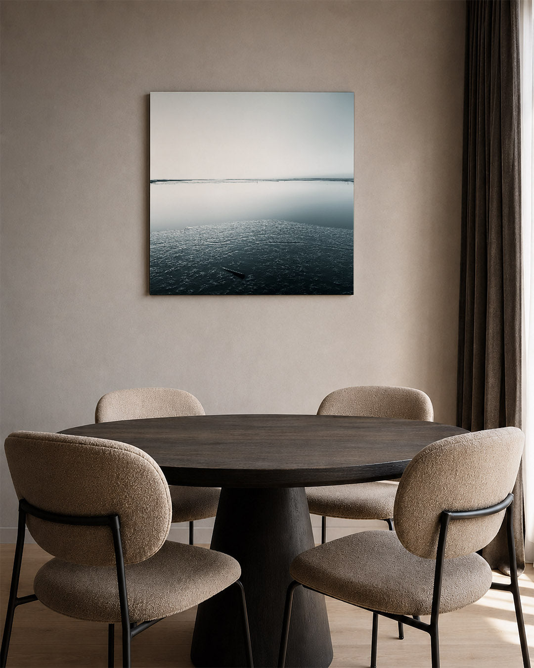 Rustige waterlandschap Kunstwerk
