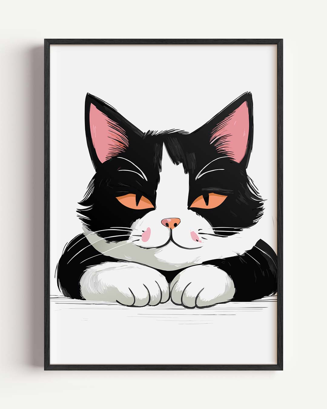 Charmante Kattenposter-WallArtistic