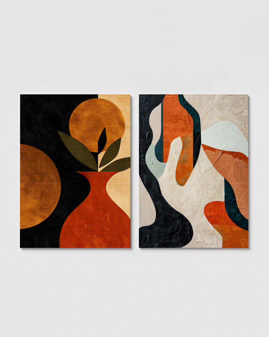 Vorm en kleurenspel Posterset