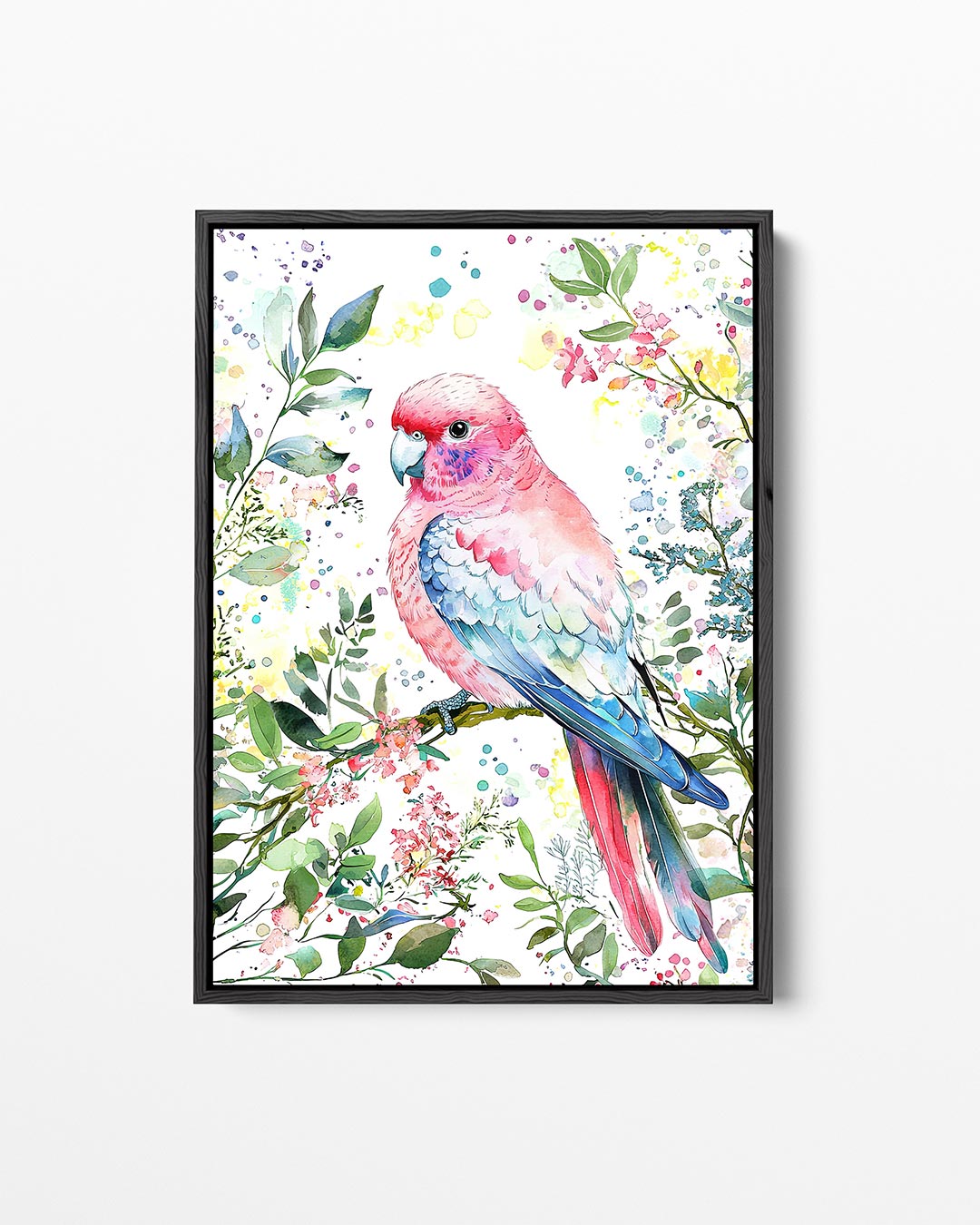 Vrolijke vogel illustratie Kunstwerk