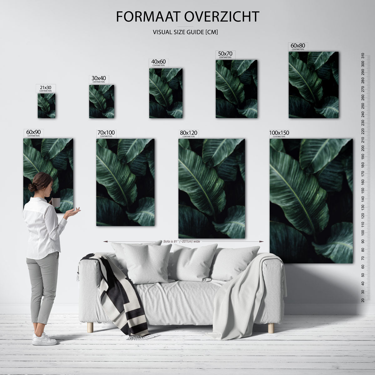 Groene bladeren Poster
