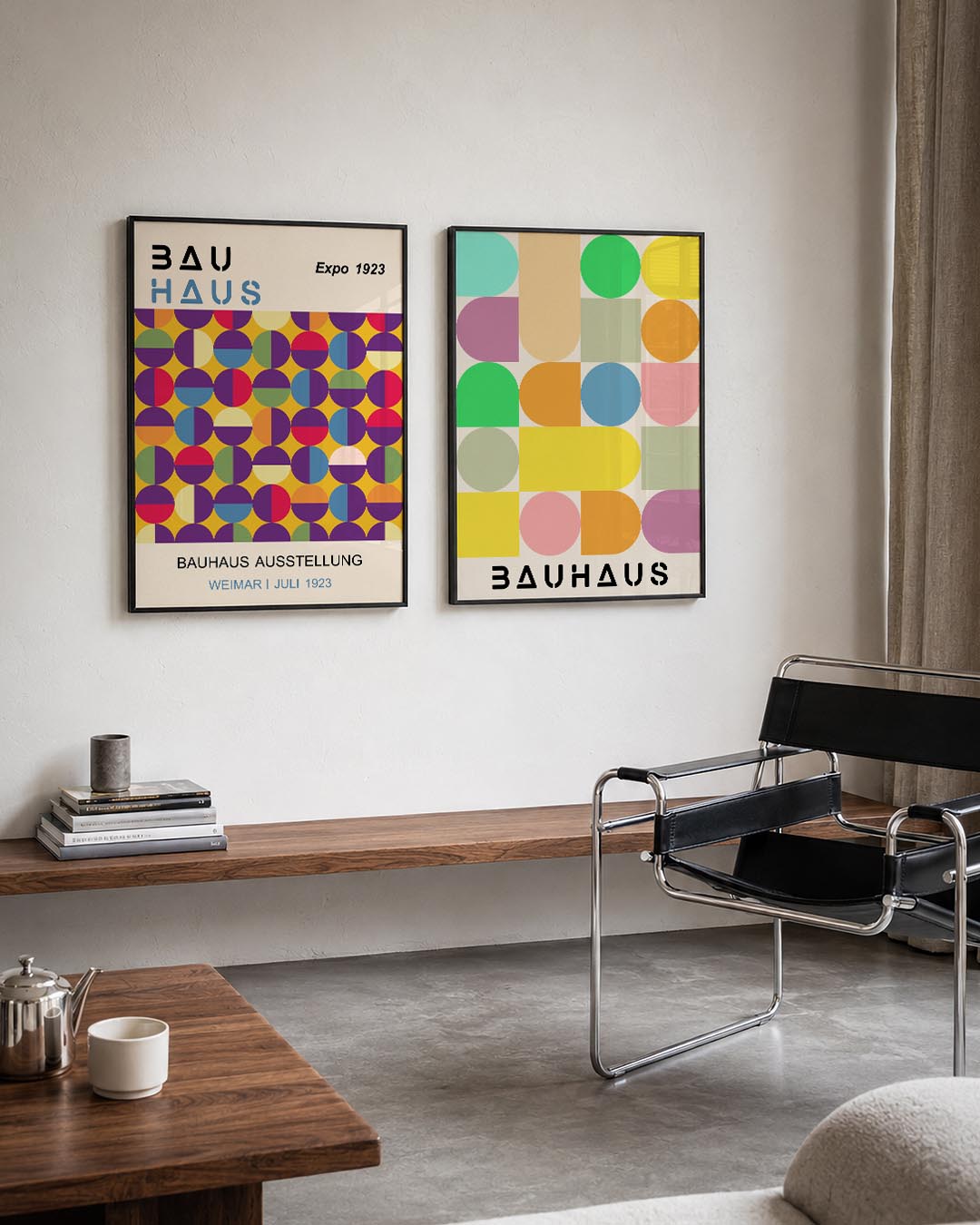 Kleurrijke cirkelpatronen Posterset