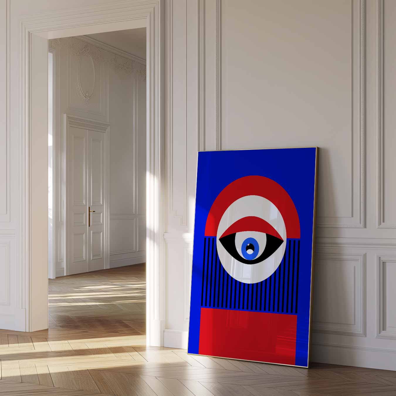 Abstracte Oogkunst Poster-WallArtistic