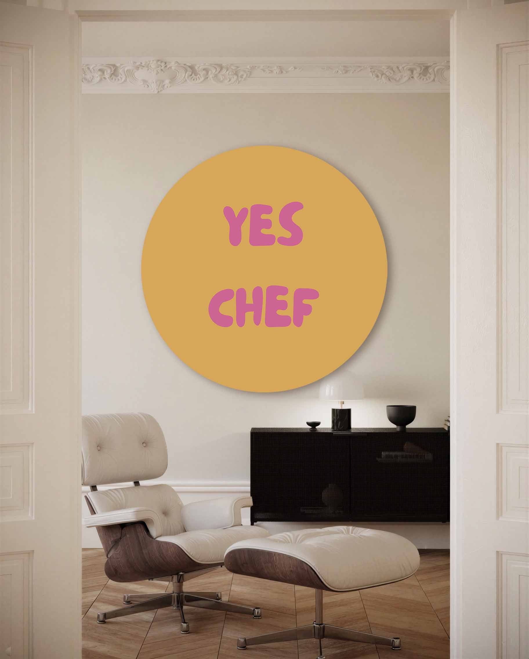 Yes chef Muurcirkel