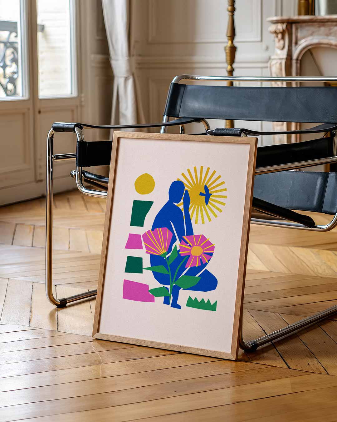 Vrolijke Kleurexplosie Poster-WallArtistic