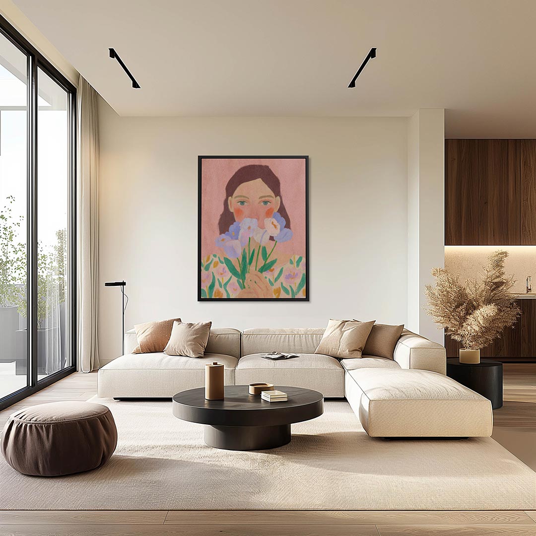 Bloemenportret Kunstwerk