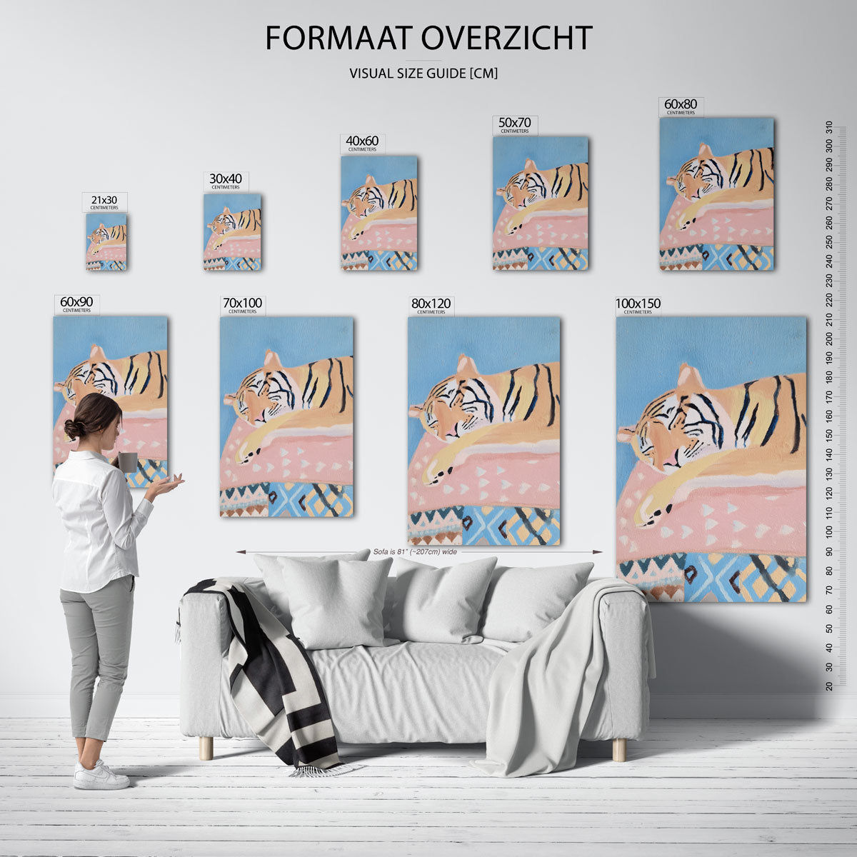 Slapende tijger Poster
