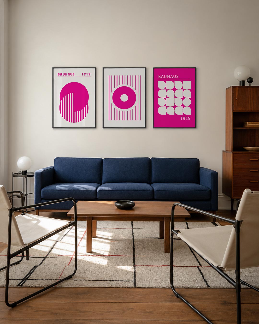 Cirkel en strepen Posterset