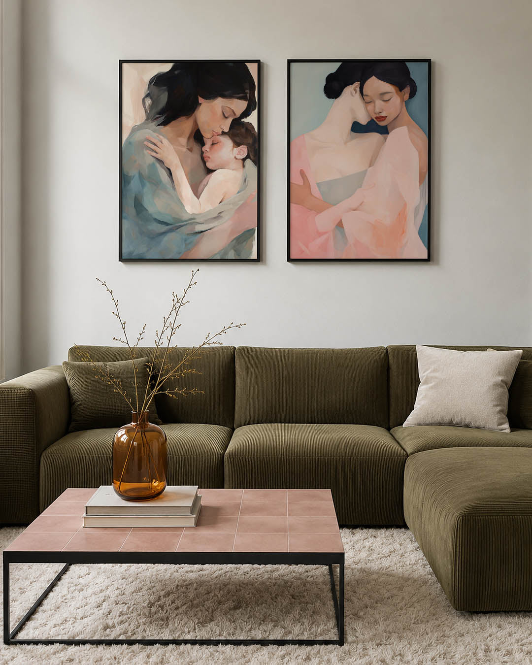 Zachte omhelzing Posterset