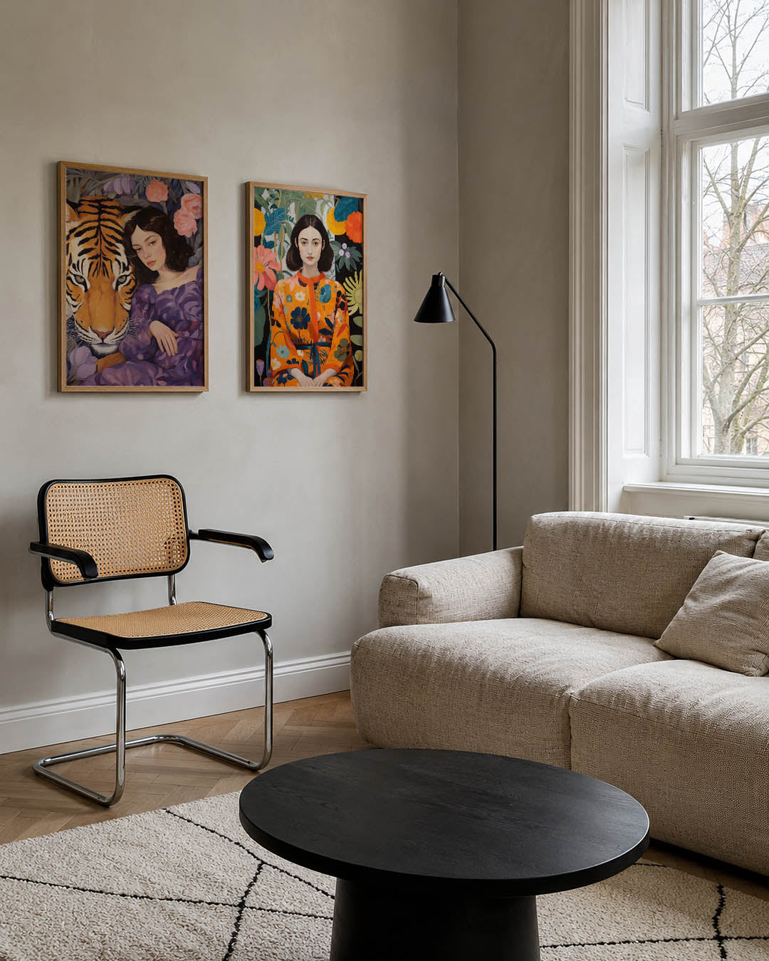 Dier en mens harmonie Posterset
