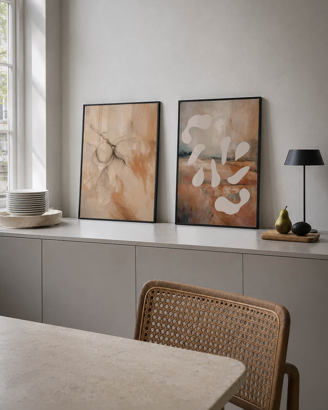 Natuurlijke vormen Posterset