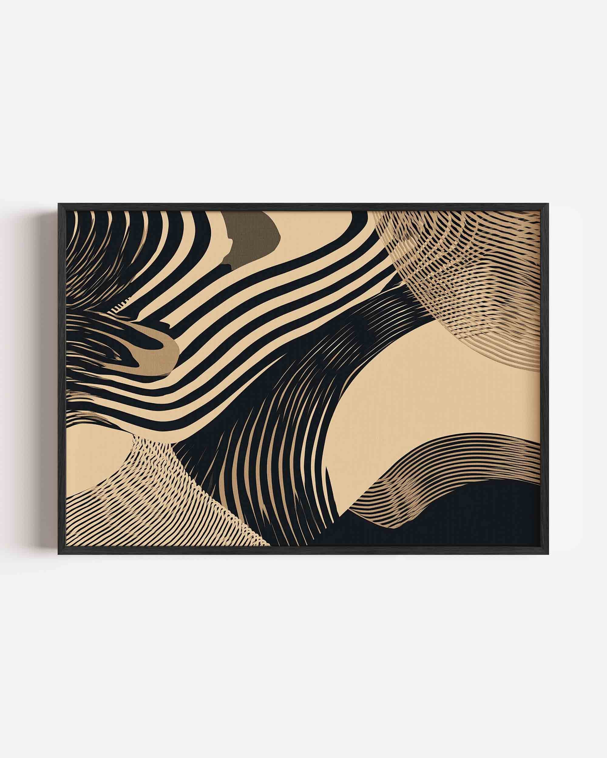 Abstracte lijnen Poster