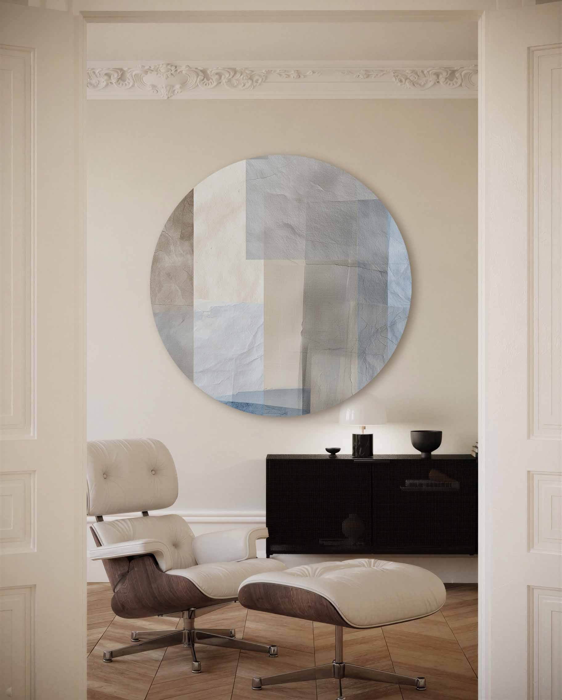 Abstracte lagen Muurcirkel