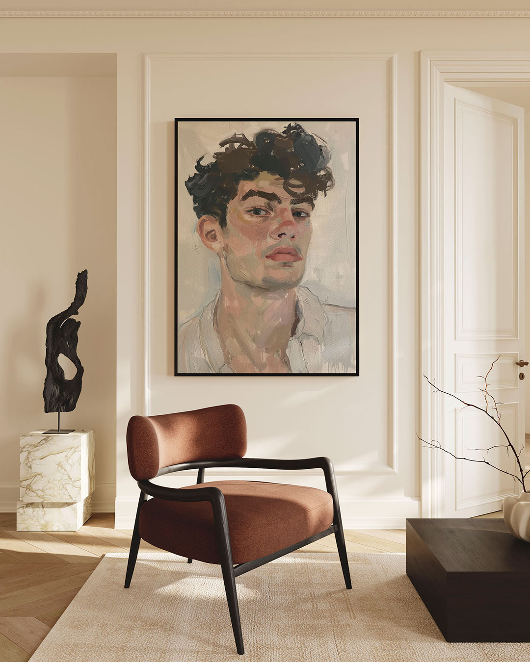 Portretstudie Kunstwerk