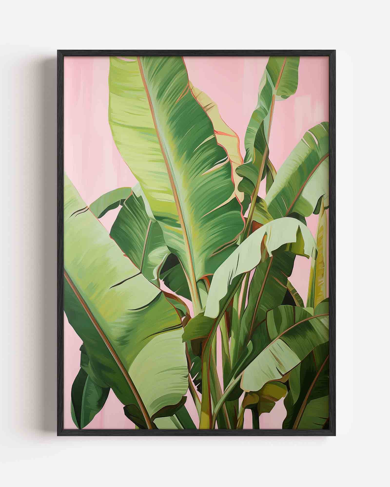 Banana bladeren Poster
