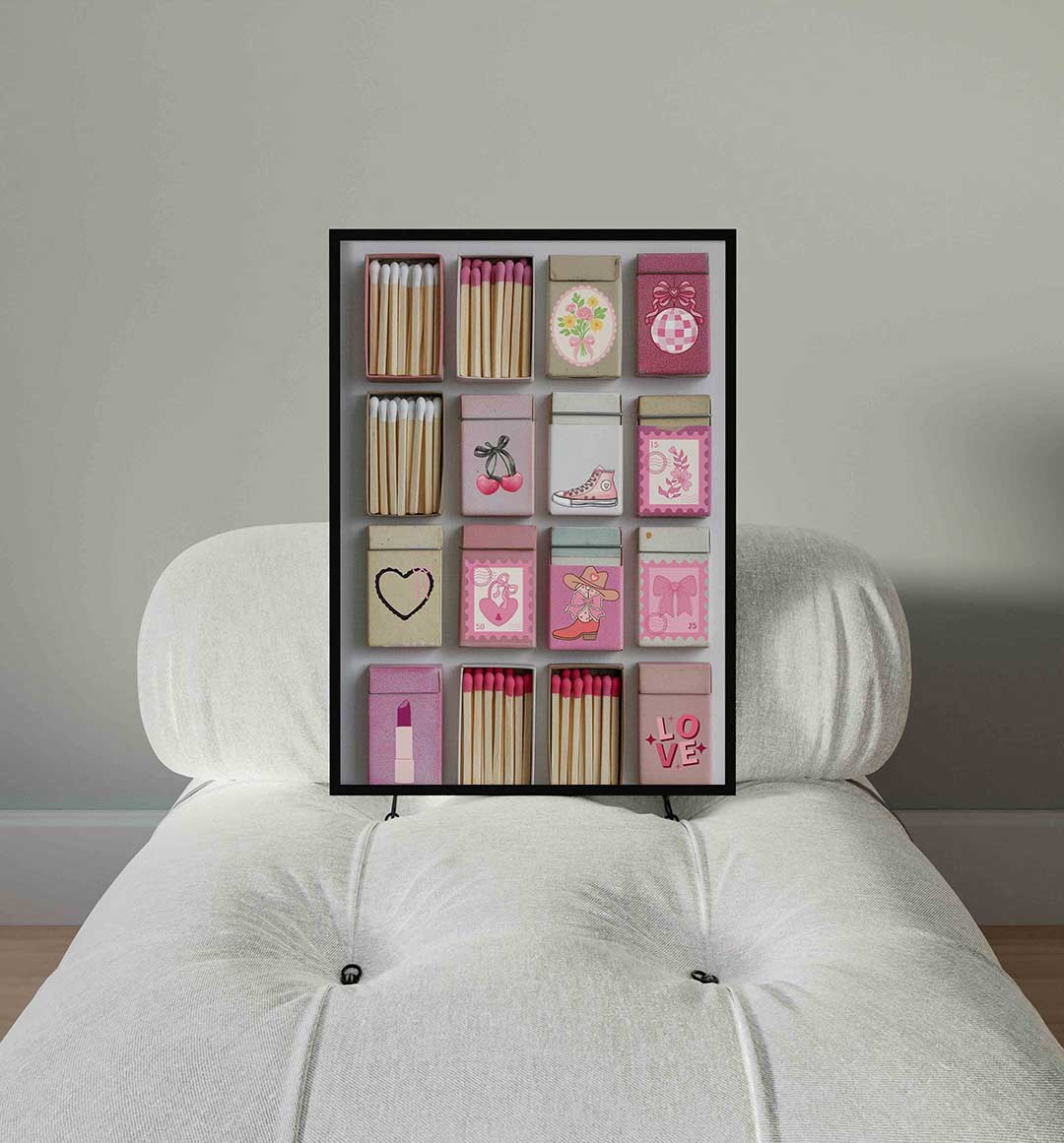 Roze luciferdoosjes Poster