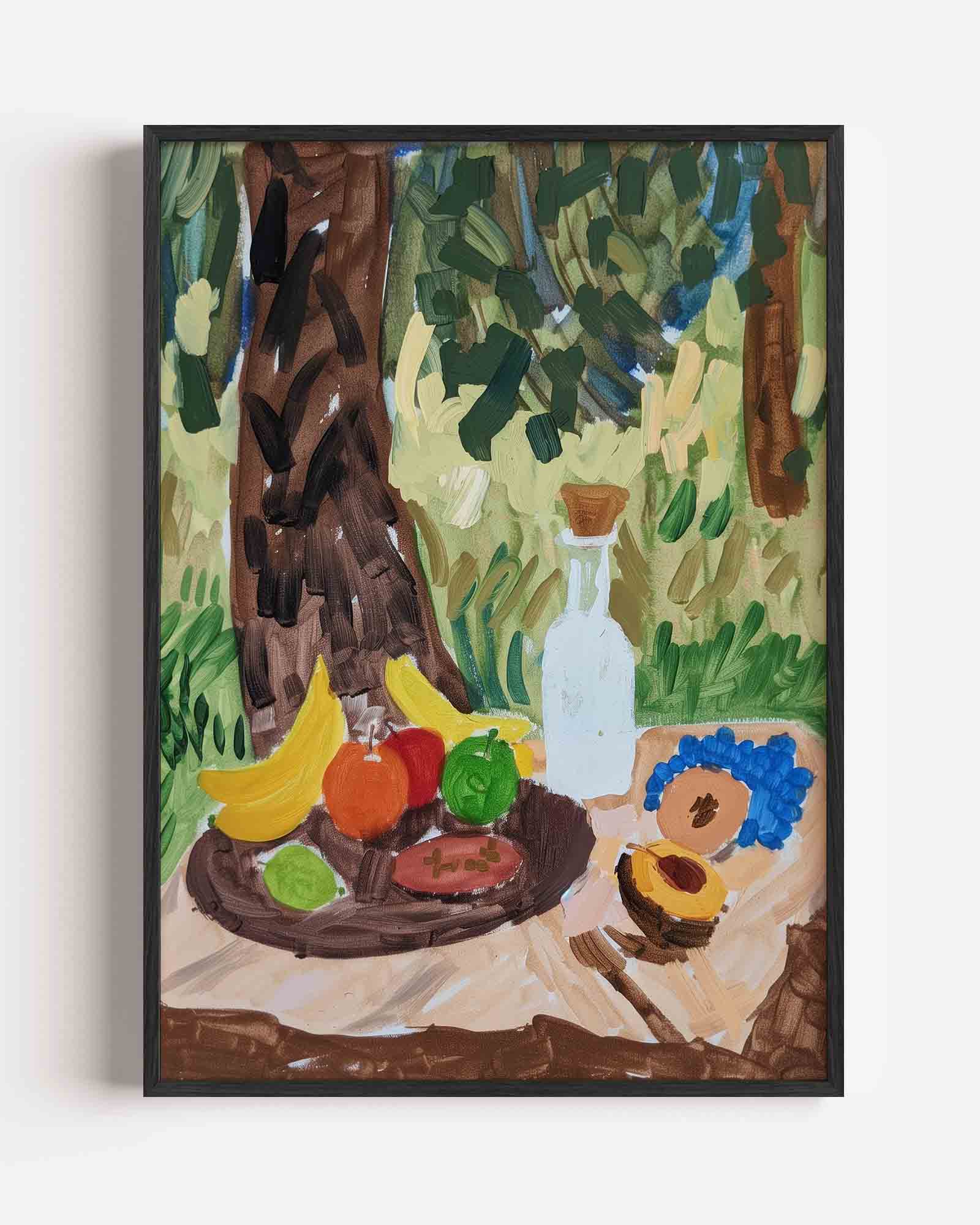 Fruit en fles Poster