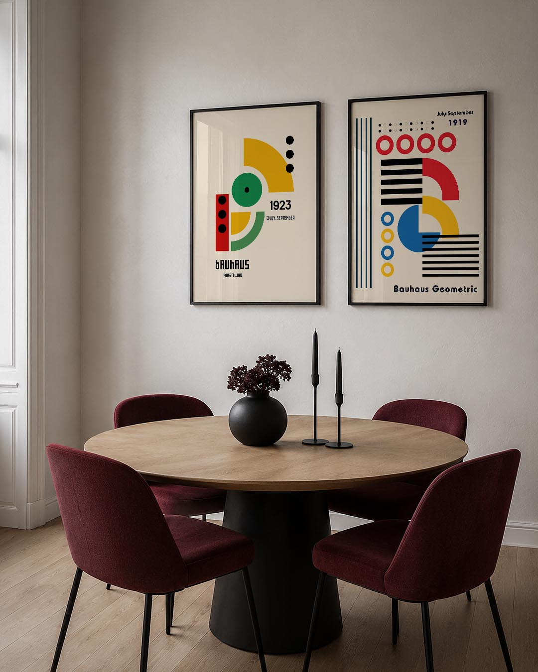 Vormen en kleurvlakken Posterset
