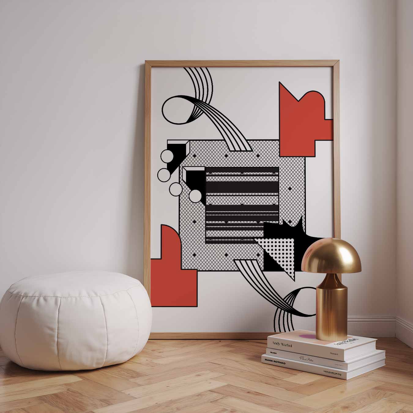 Modern Abstracte Geometrische Kunstposter-WallArtistic