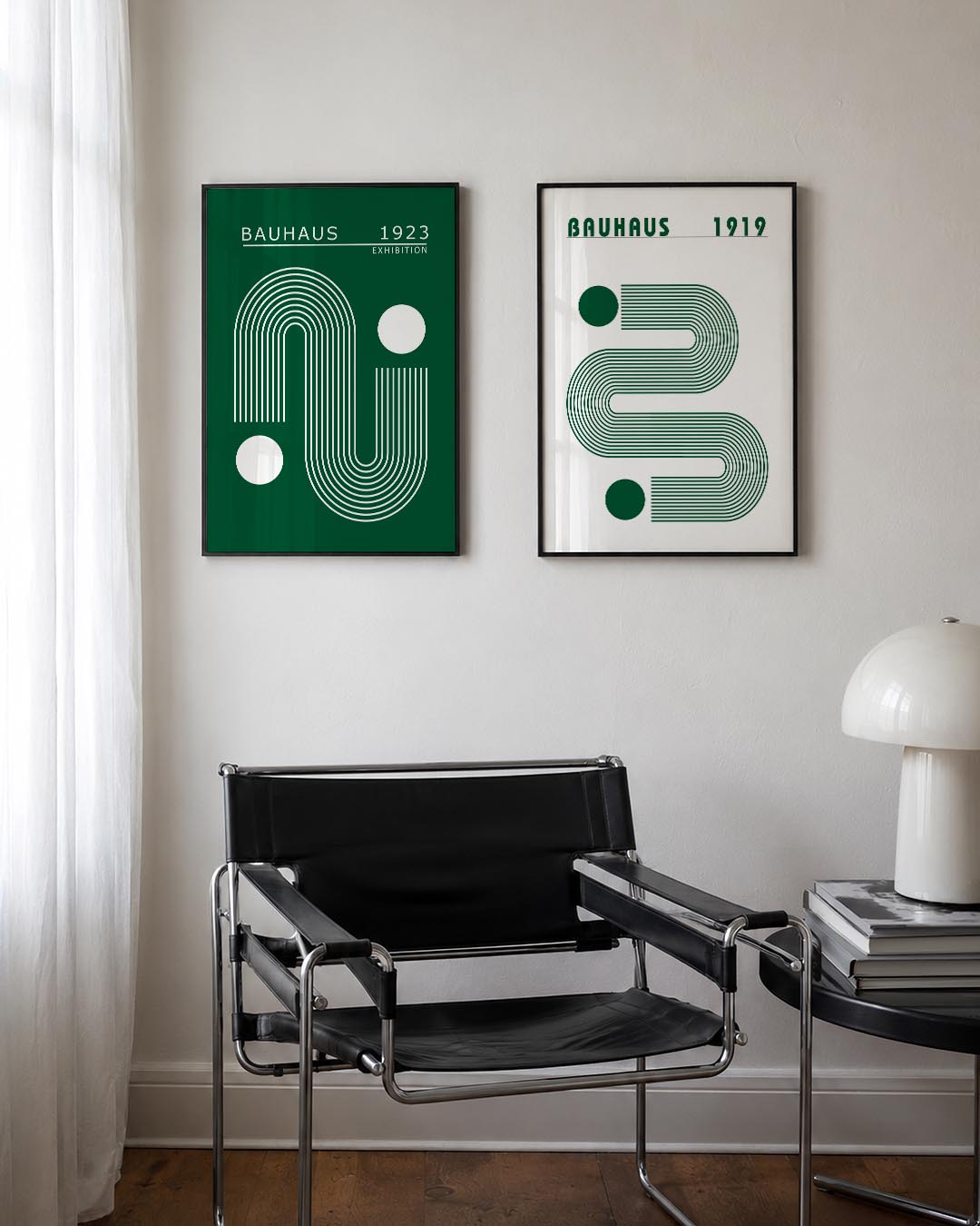 Lijnen en cirkelspel Posterset