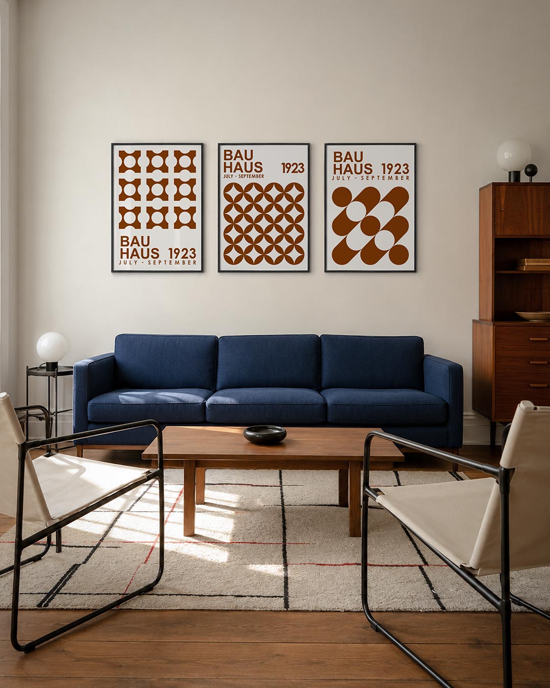 Cirkelpatroon en tekst Posterset