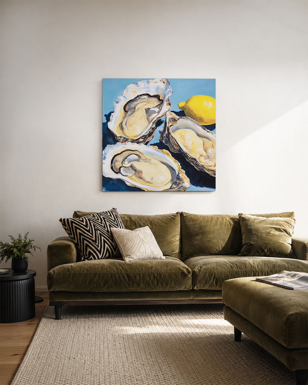 Oesters en citroen Kunstwerk