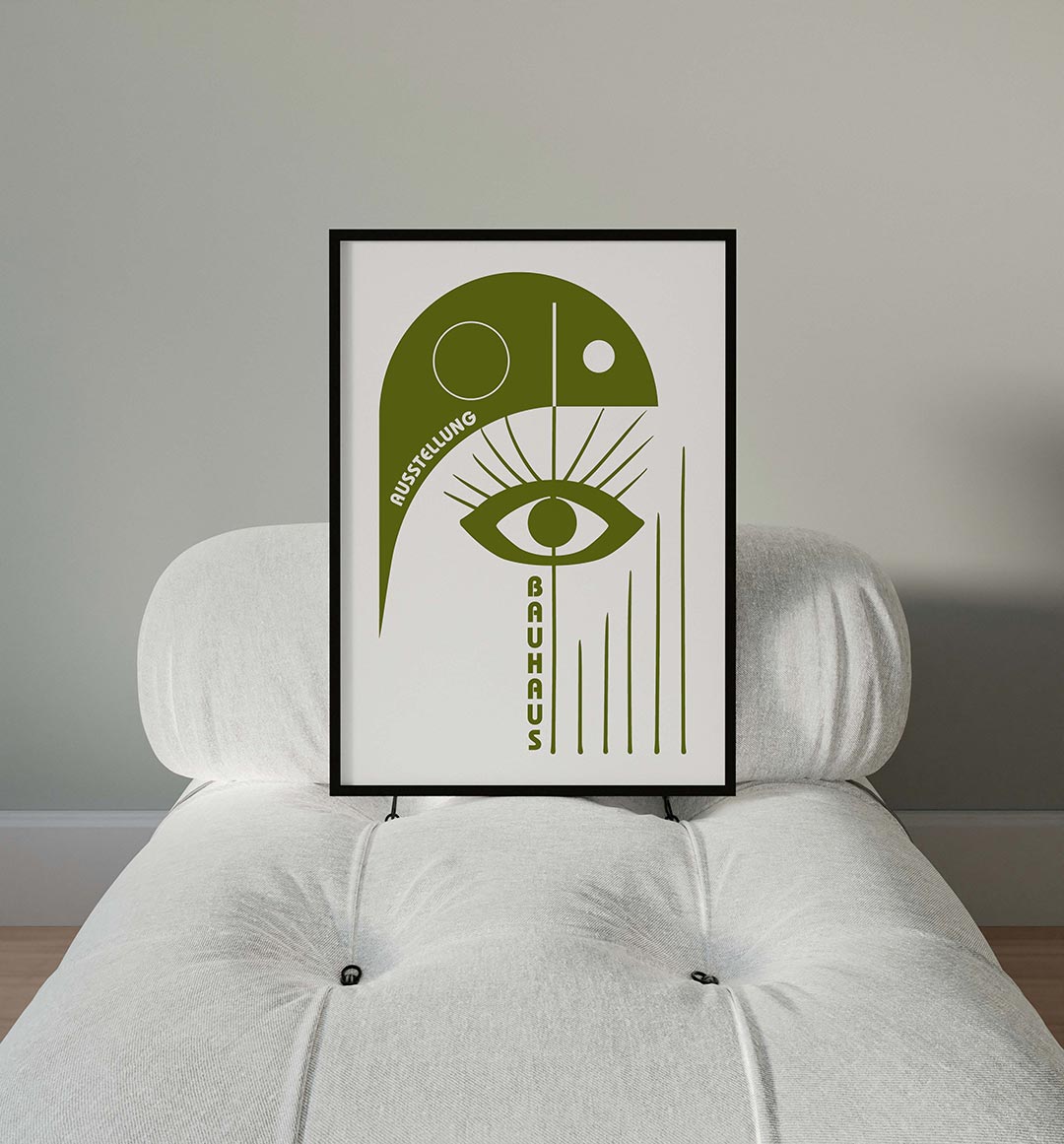 Oog en lijnen Poster