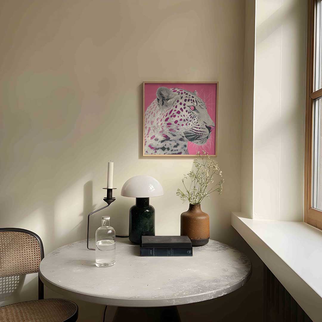 Roze luipaard Poster