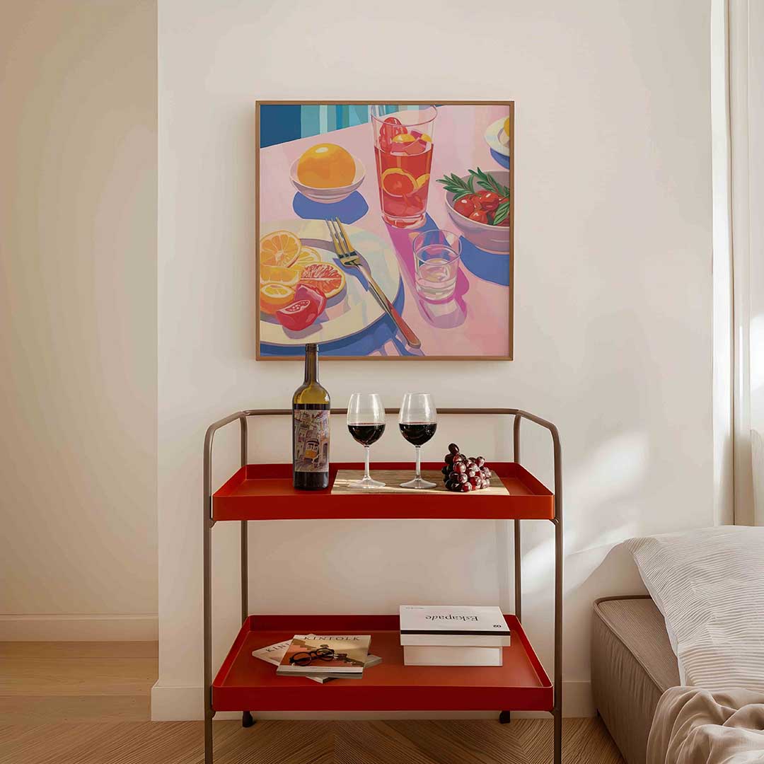 Fruit en drankjes Poster