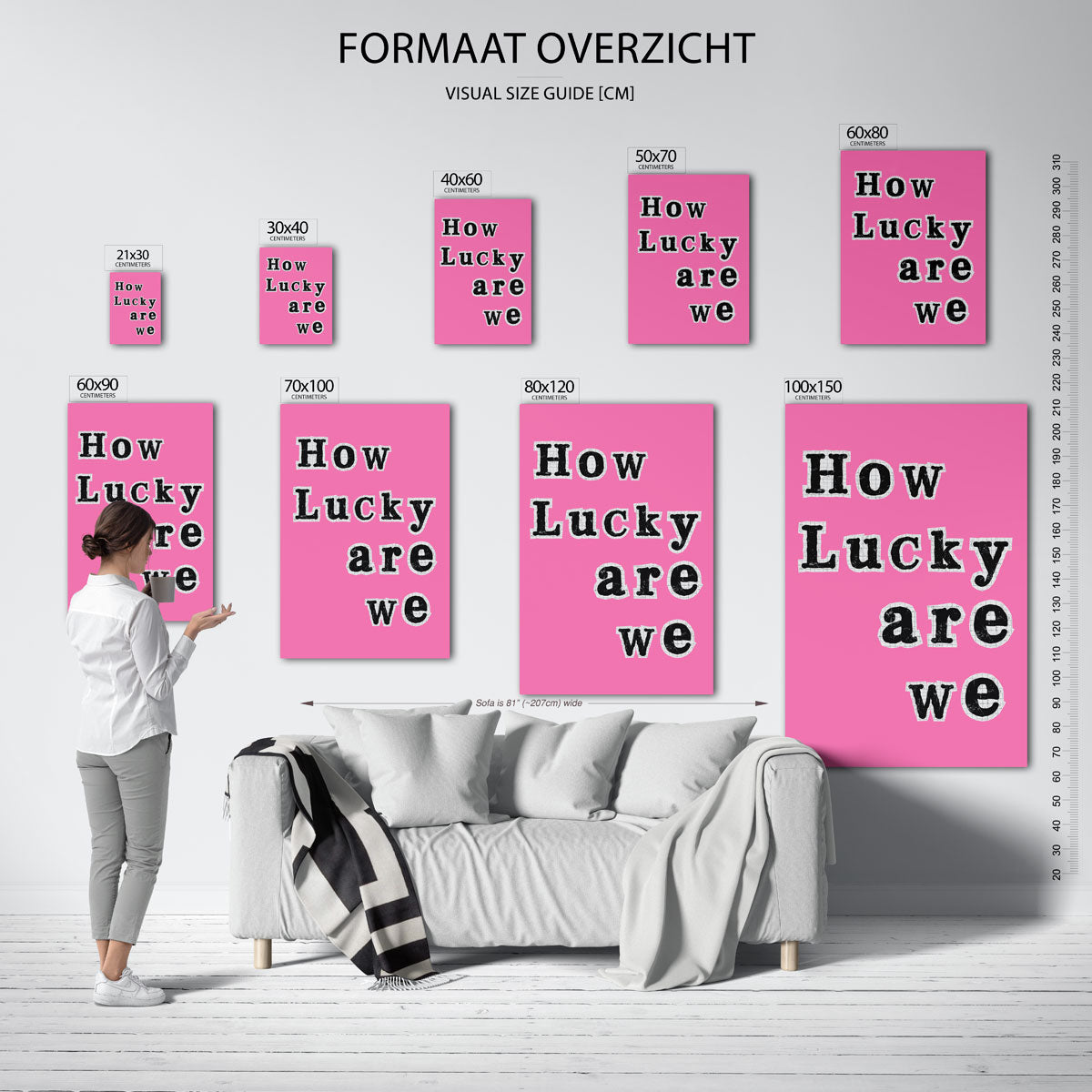 How lucky are we Poster