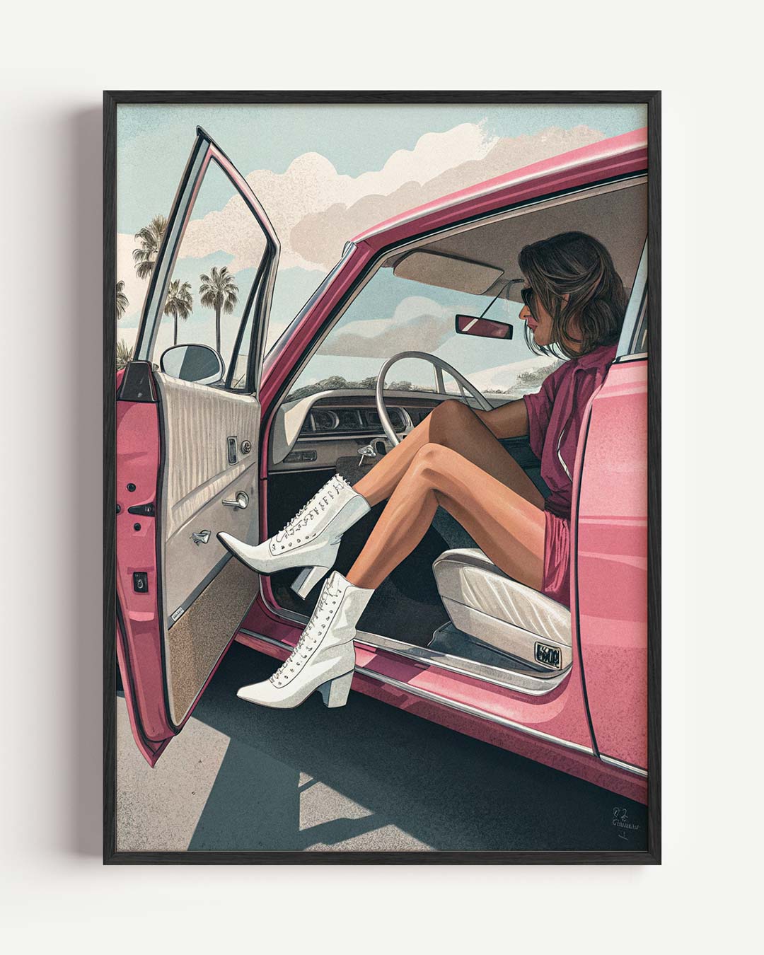 Retro Roadtrip Poster-WallArtistic
