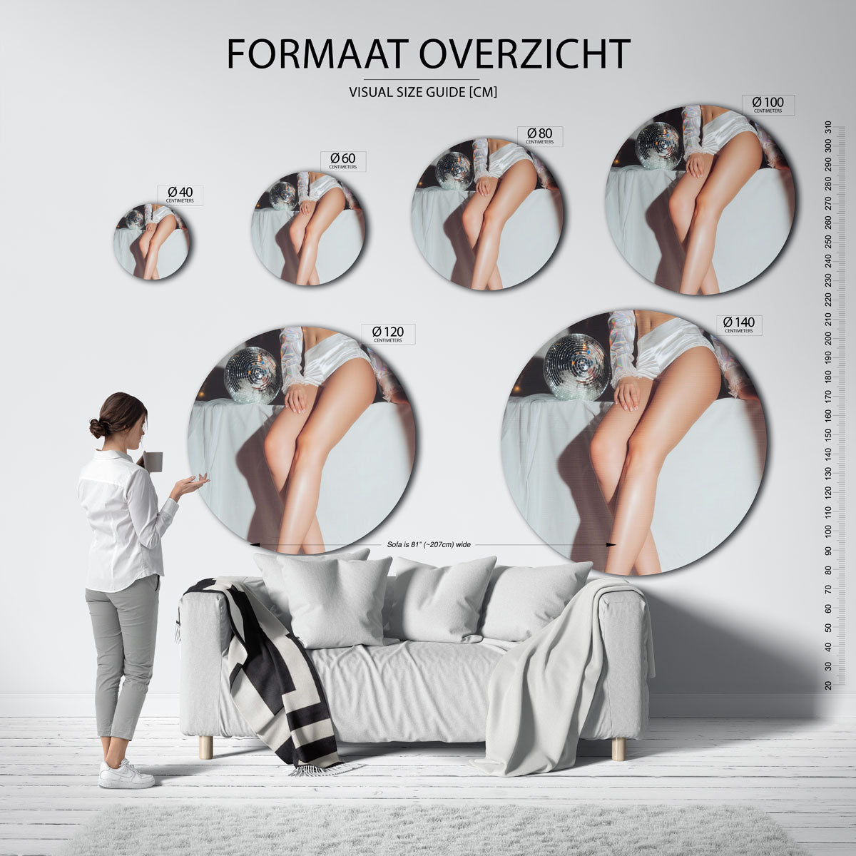 Abstracte Muurcirkel