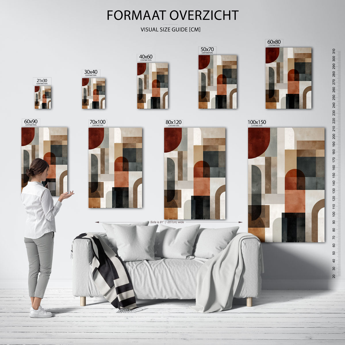 Geometrische vormen Poster