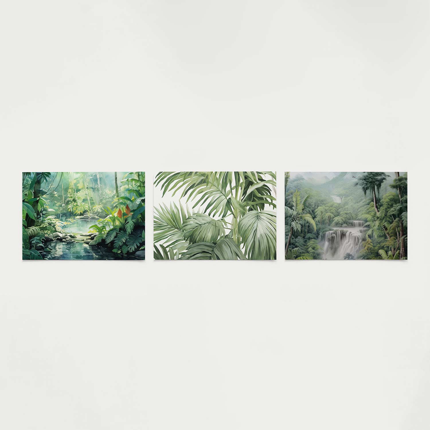 Licht en bladeren Posterset