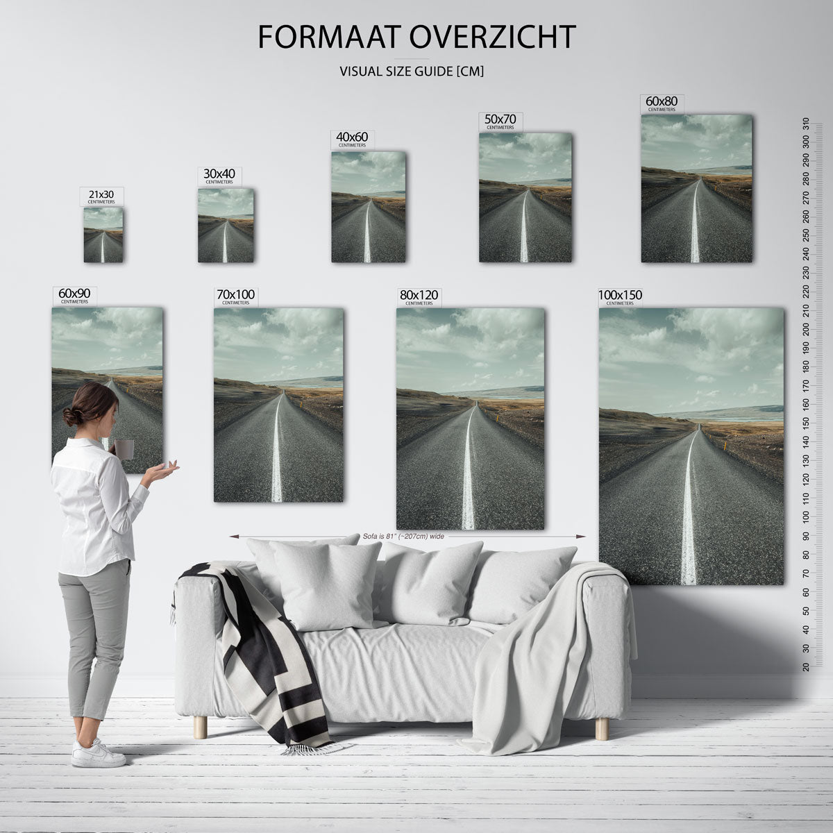 Eindeloze weg Poster