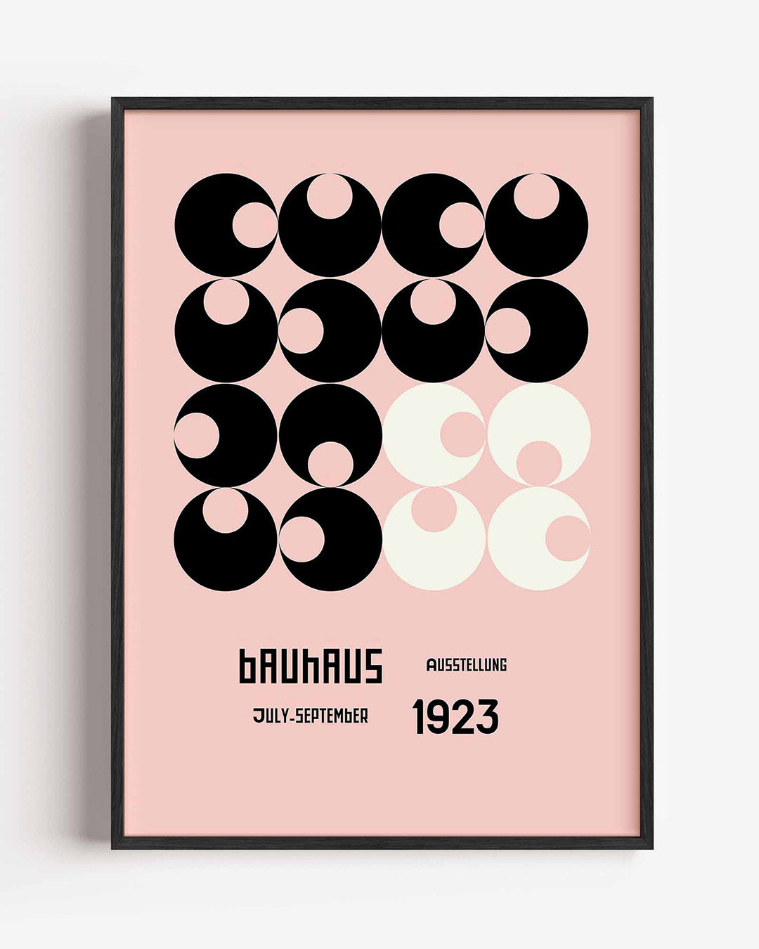 Cirkelpatroon en tekst Poster