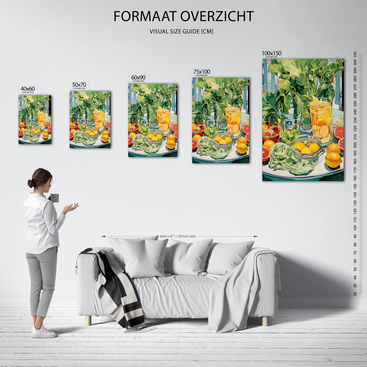 Citrus in kom Kunstwerk