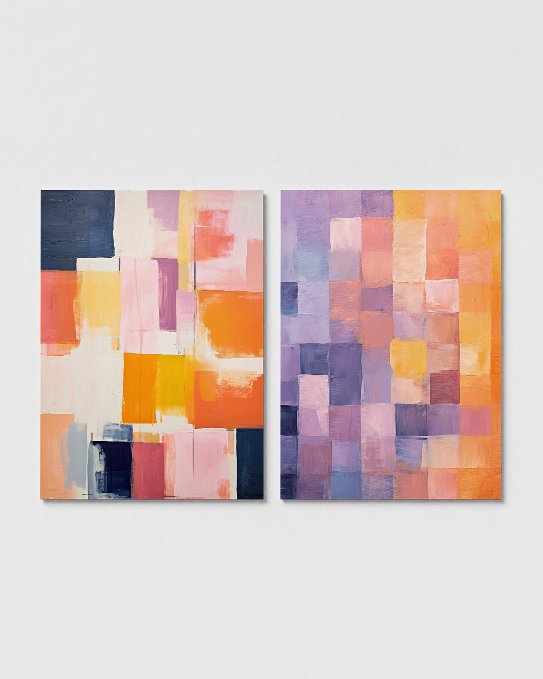 Kleurvlakken ritme Posterset
